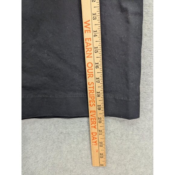 Dickies Skirt Womens 10 Black Twill Workwear Stretch Zip Pockets Back Vent Chino - Picture 6 of 13